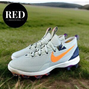 Nike Force Trout 9 Elite MCS Light Silver Baseball Cleats HF1116-001 - Men's 11